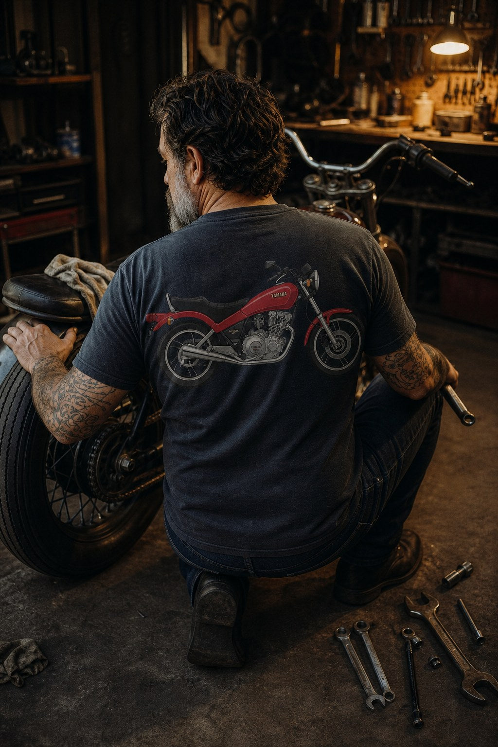 WE DRAW MOTORCYCLES. YOURS SPECIFICALLY. β Motorline custom bike shirts